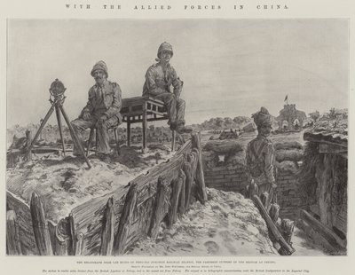 With the Allied Forces in China by Johann Nepomuk Schonberg
